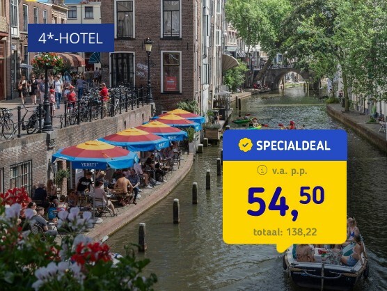Surprise 4*hotel Utrecht + ontbijt