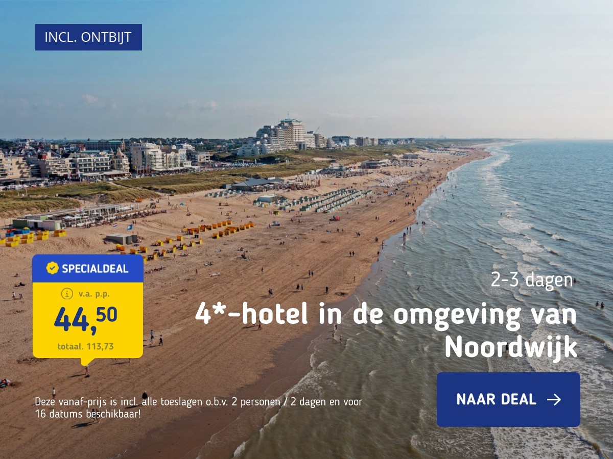 4*-hotel in de omgeving van Noordwijk