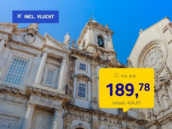 4*-Stedentrip Porto + vlucht