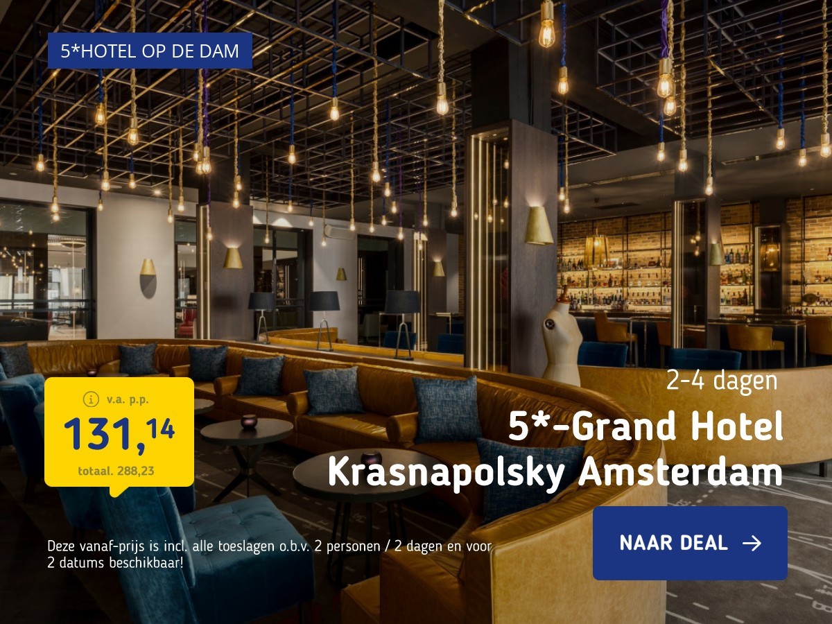 5*-Grand Hotel Krasnapolsky Amsterdam