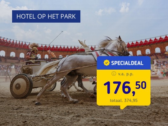 Uniek 4*-hotel op het park incl. ontbijt