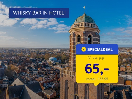 Sfeervol hotel centrum Zwolle + ontbijt