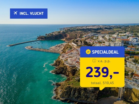 Albufeira incl. vlucht en 5*-hotel