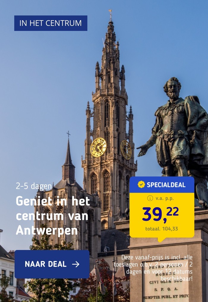 Geniet in het centrum van Antwerpen