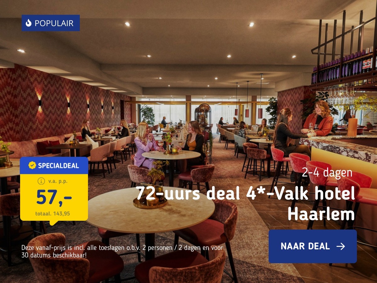 72-uurs deal 4*-Valk hotel Haarlem