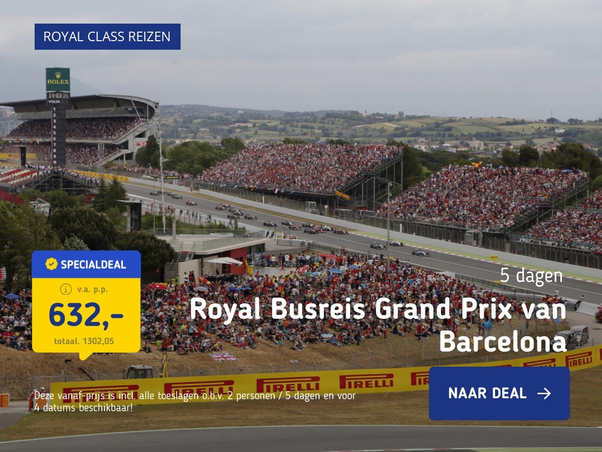 Royal Busreis Grand Prix van Barcelona