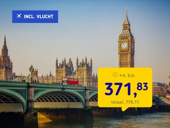 5*-stedentrip Londen incl. vlucht