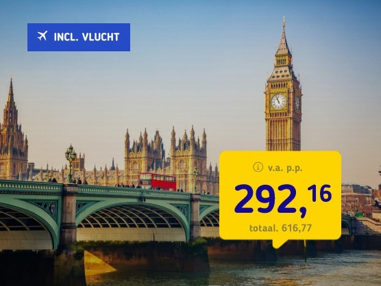 5*-stedentrip Londen incl. vlucht