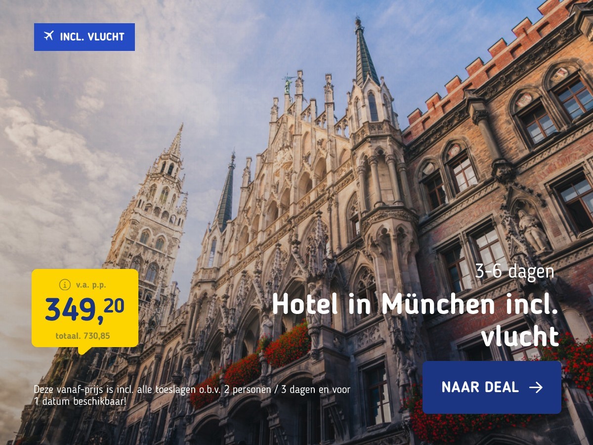 Hotel in München incl. vlucht