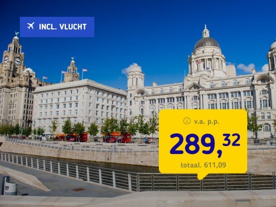 4*-hotel in Liverpool incl. vlucht