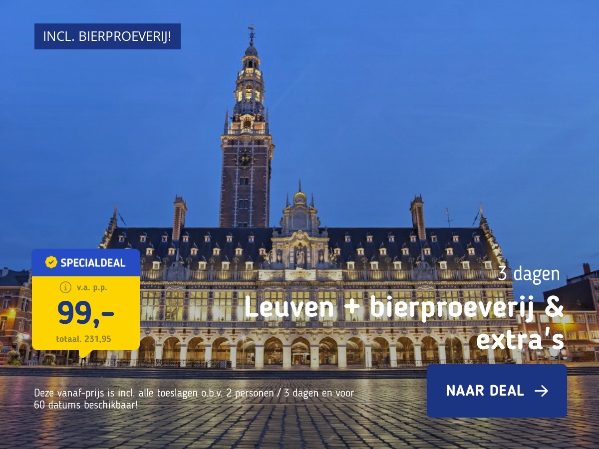 Leuven + bierproeverij & extra's