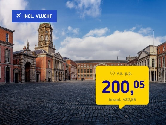 4*-stedentrip Dublin incl. vlucht