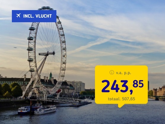 Stedentrip naar Londen incl. vlucht