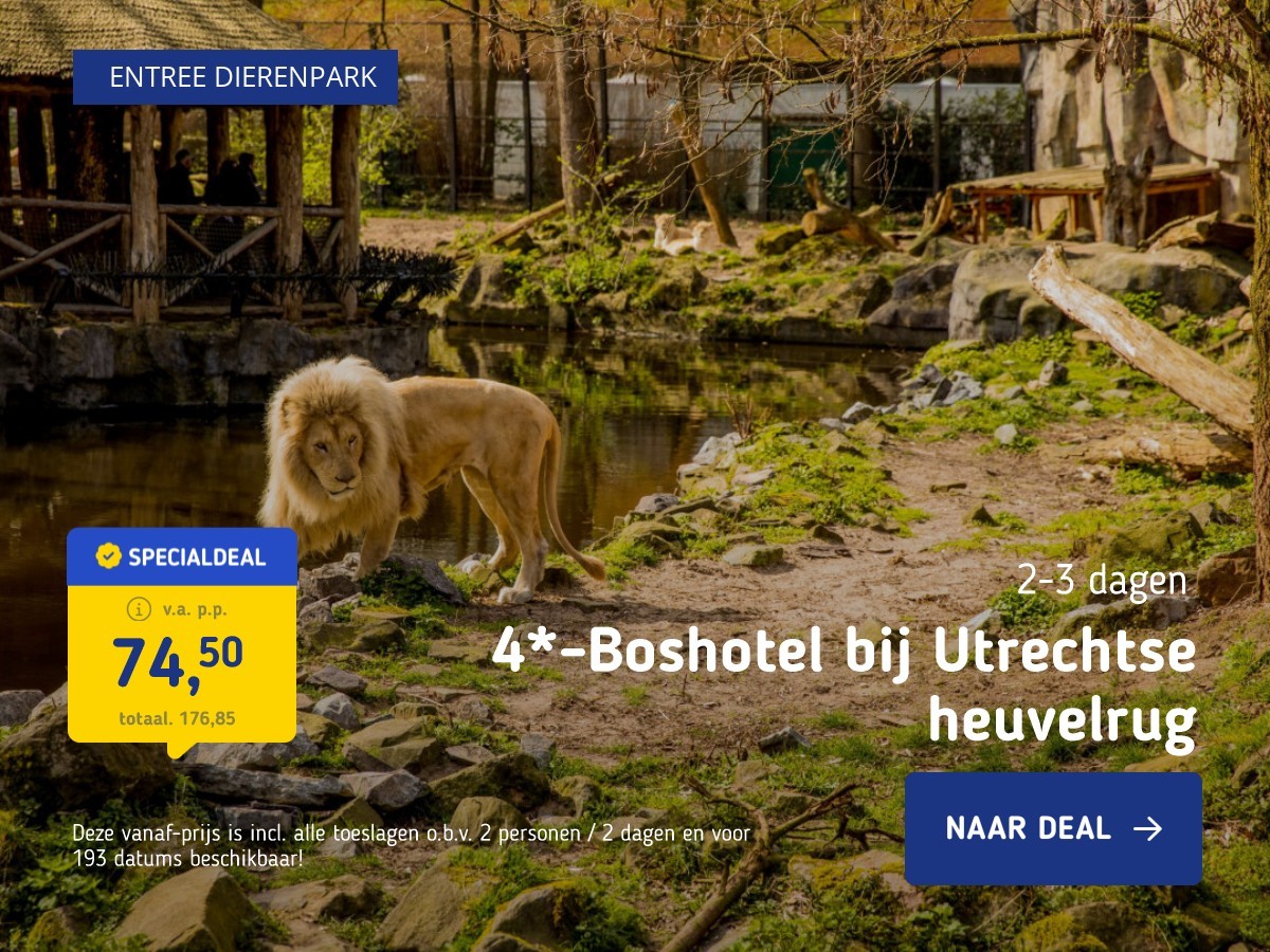 4*-Boshotel bij Utrechtse heuvelrug