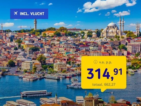 Stedentrip culturele Istanbul + vlucht