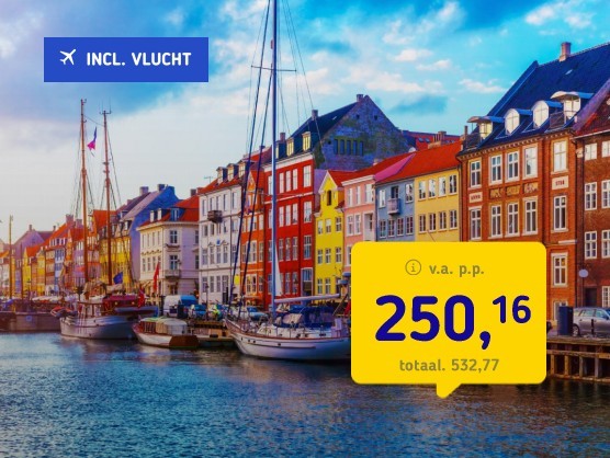 4*-Stedentrip Kopenhagen + vlucht