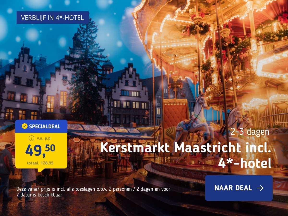 Kerstmarkt Maastricht incl. 4*-hotel