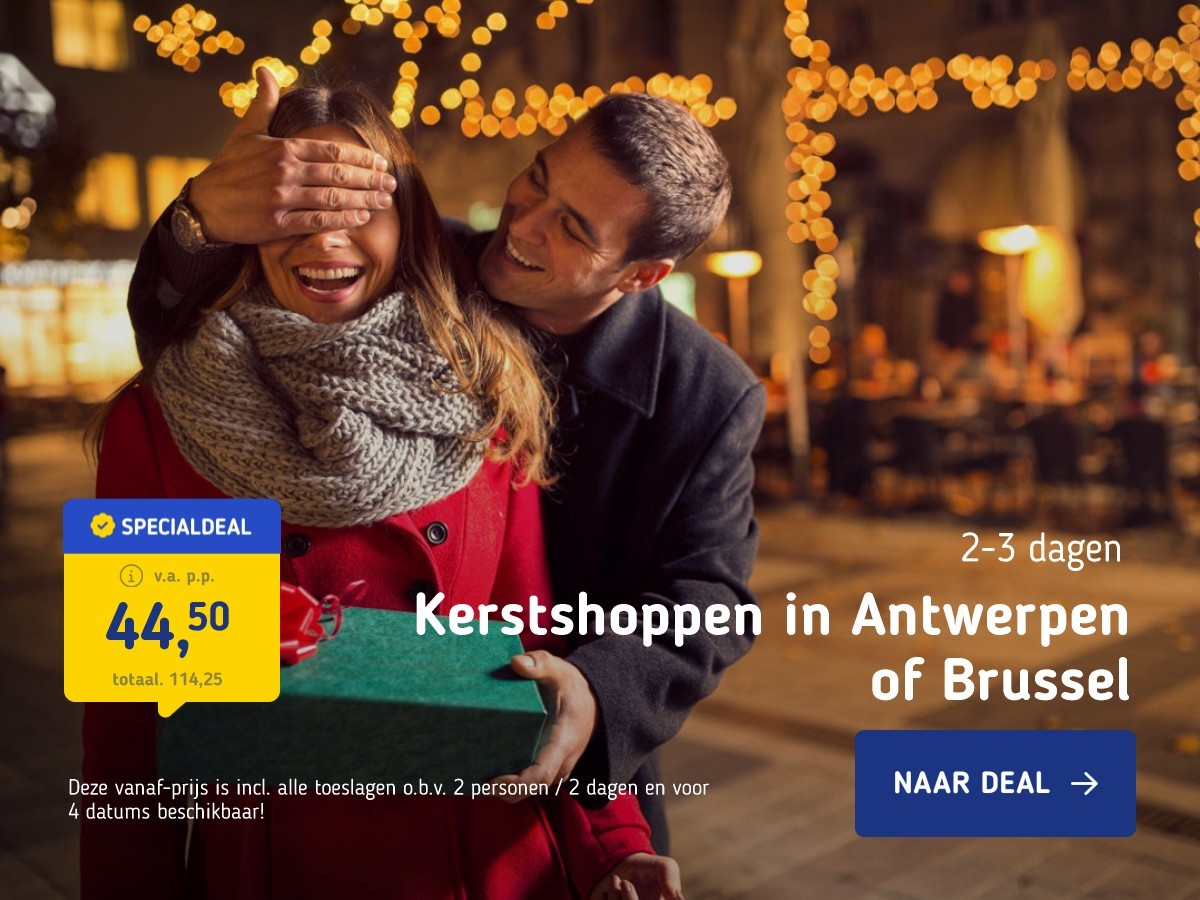 Kerstshoppen in Antwerpen of Brussel