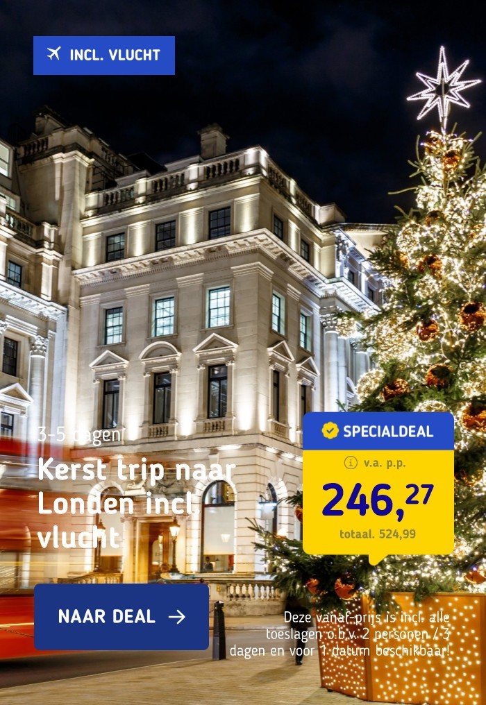 Kerst trip naar Londen incl. vlucht