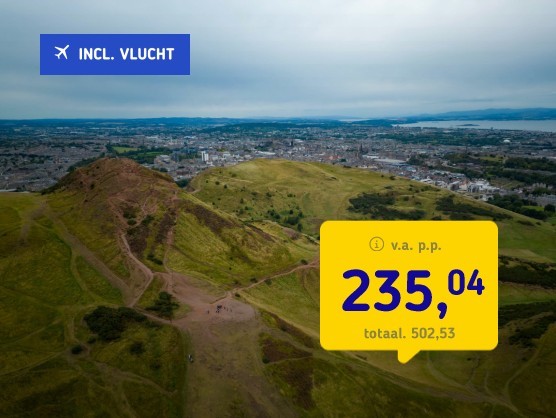 Stedentrip Edinburgh + vlucht