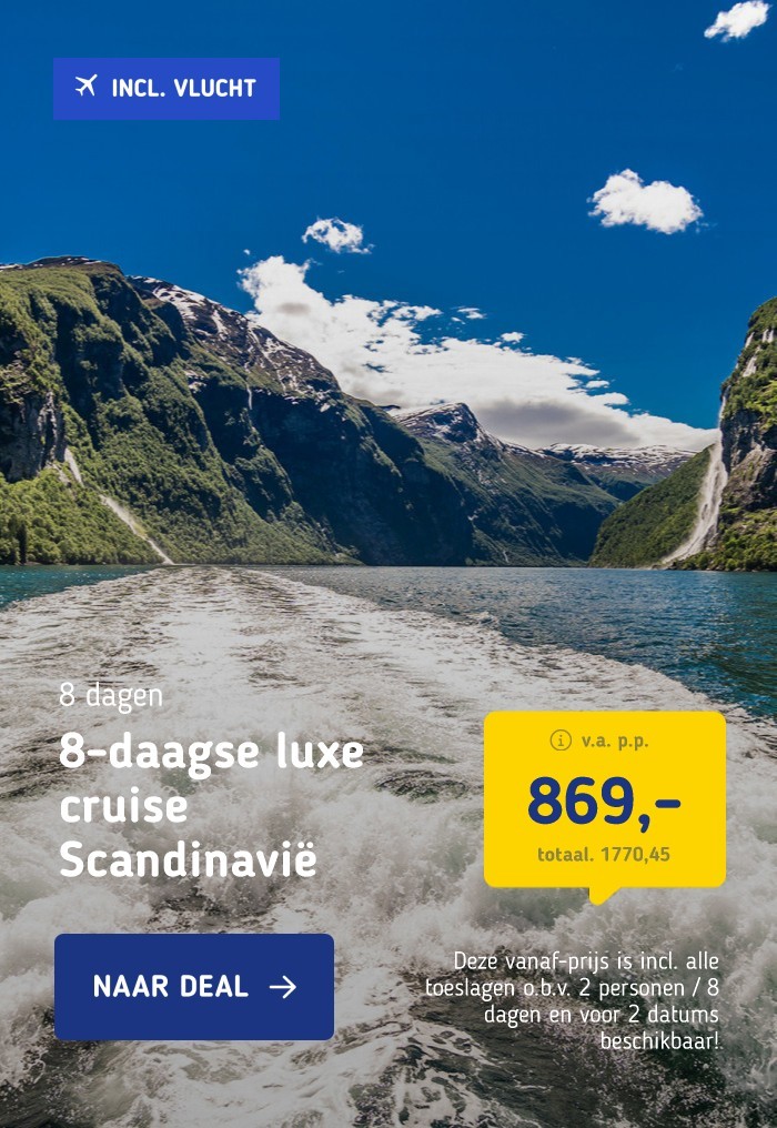 8-daagse luxe cruise Scandinavië