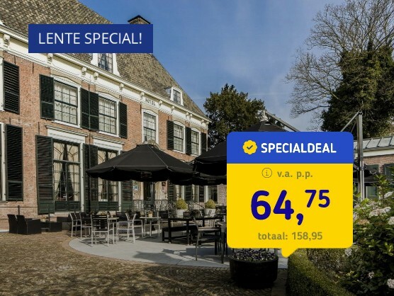 Historisch 4*-hotel Zutphen + ontbijt