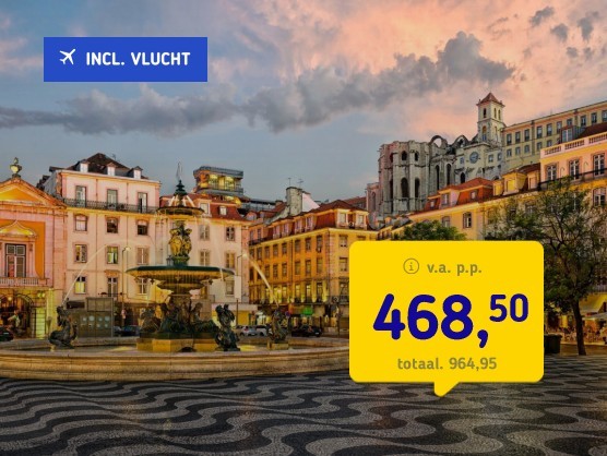 4*-hotel in Lissabon + vlucht& fietstour