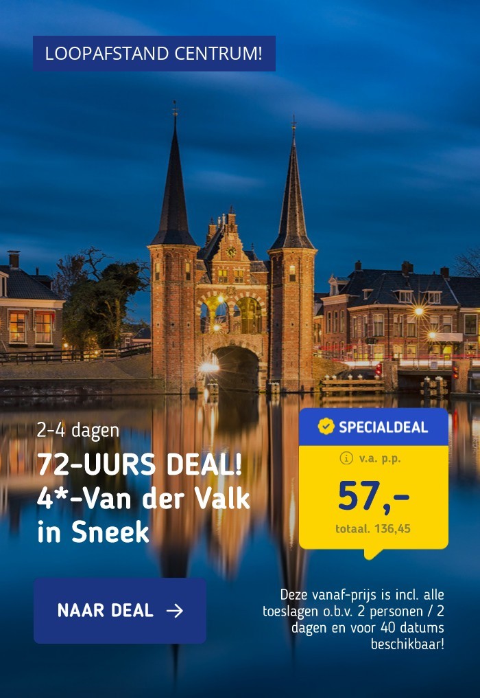 72-UURS DEAL! 4*-Van der Valk in Sneek