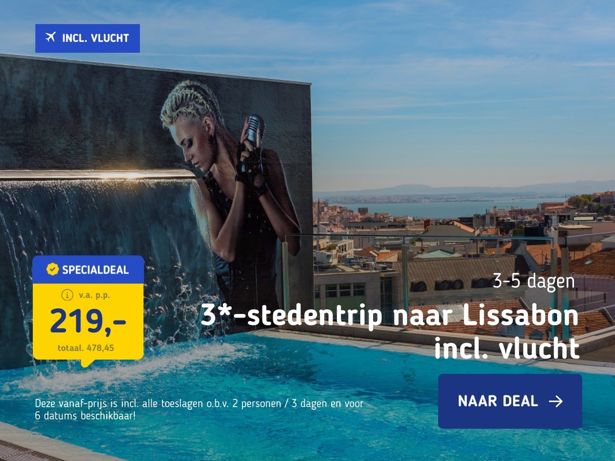 3*-stedentrip naar Lissabon incl. vlucht