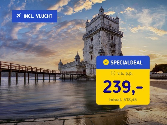 4*-Stedentrip Lissabon + vlucht &ontbijt