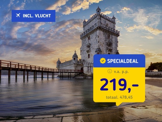 4*-Stedentrip Lissabon + vlucht &ontbijt