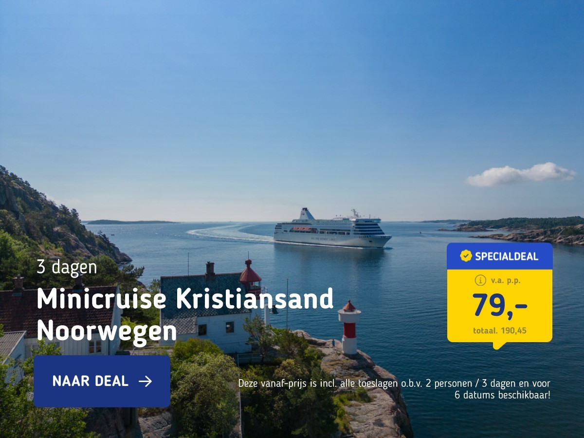 Minicruise Kristiansand Noorwegen