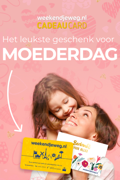 <center><font size=5>Weet je niet welke getaway je moet geven?</font><br><font size=4><strong>Geef de Weekendjeweg.nl Cadeau Card! ✨</strong></font></center>