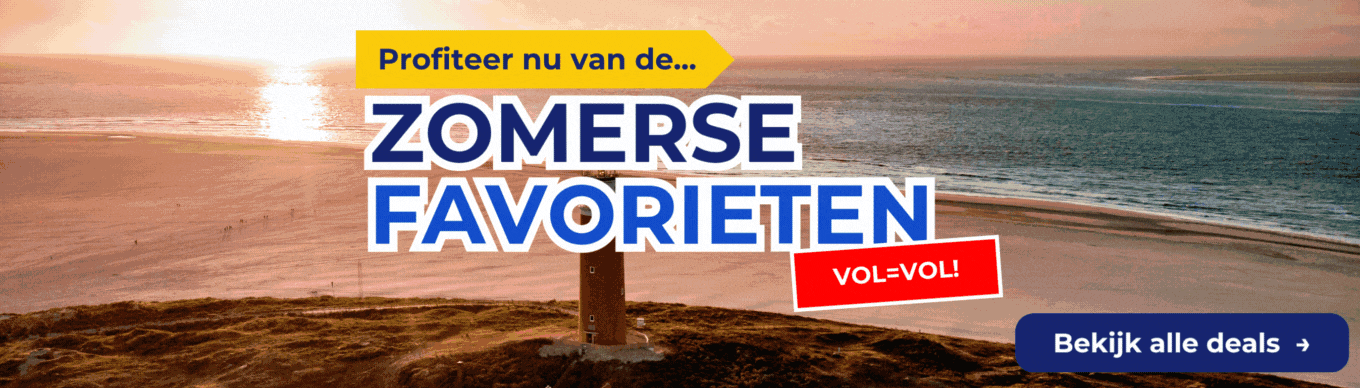 Zonnige break in mei en juni!